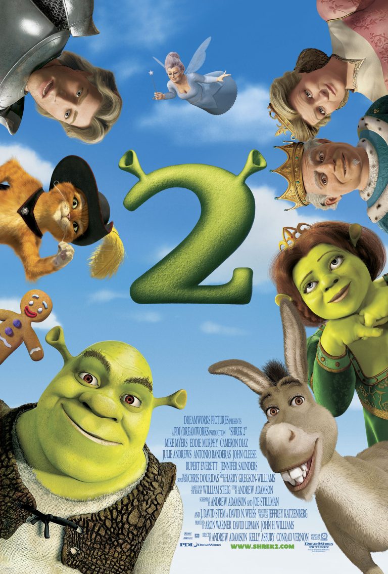 Shrek 2 2004 Dual Audio Hindi Movie 480p BluRay x264 300MB ESubs