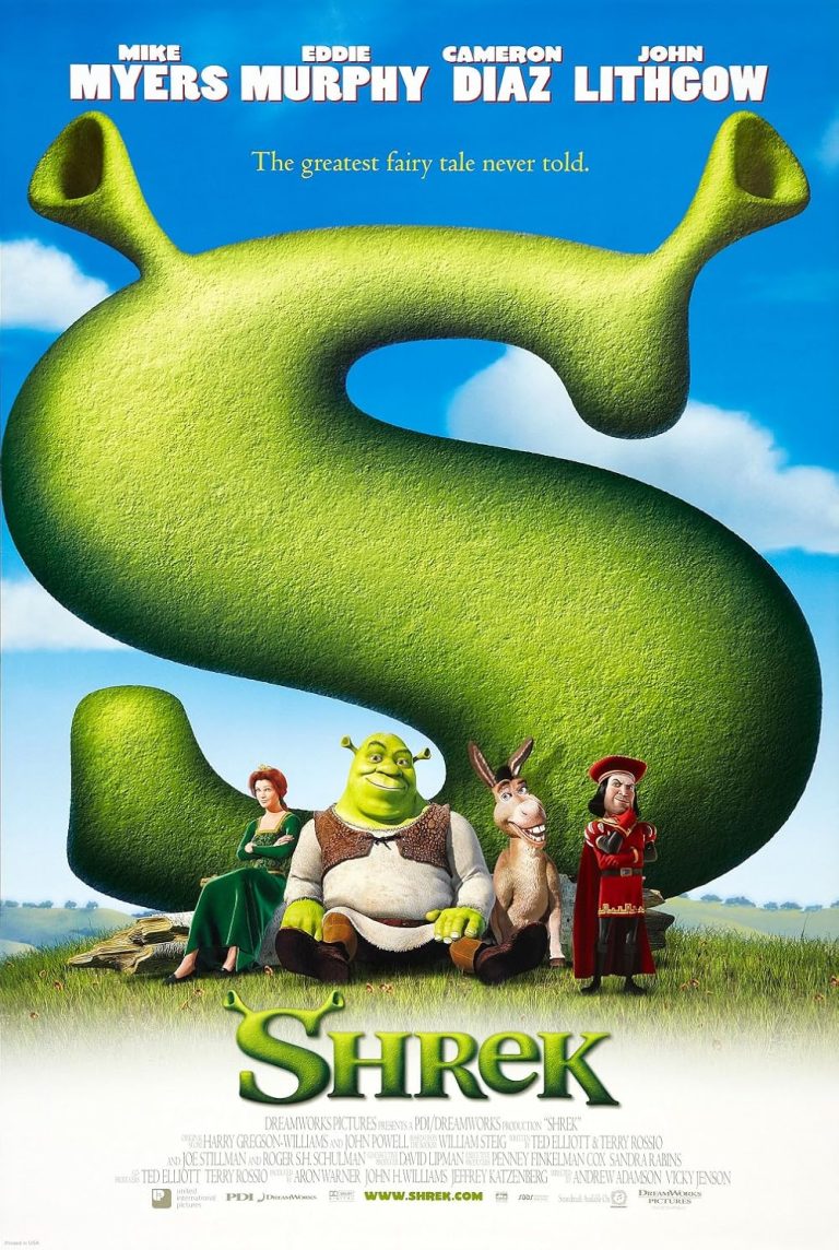 Shrek 2001 Dual Audio Hindi Movie 480p BluRay x264 300MB ESubs