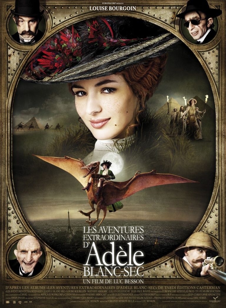 The Extraordinary Adventures of Adèle Blanc-Sec 2010 Dual Audio Hindi Movie 480p BluRay 350MB