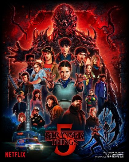 Stranger Things (2025) NF Hindi S05E[01-04] Dual Audio Series HDRip | 1080p | 720p | 480p | ESubs