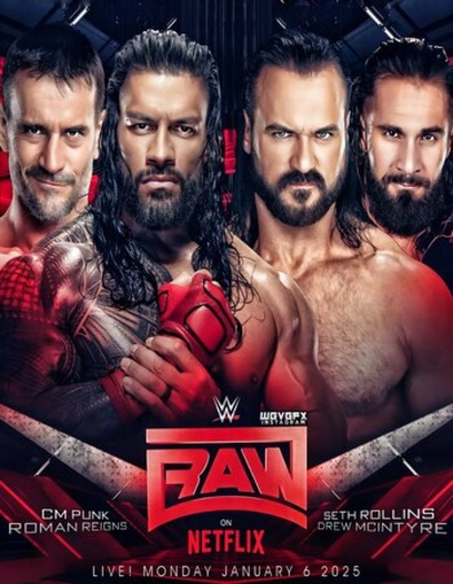 WWE Monday Night Raw (22nd December 2025) NF English Full Show HDRip | 720p | 480p