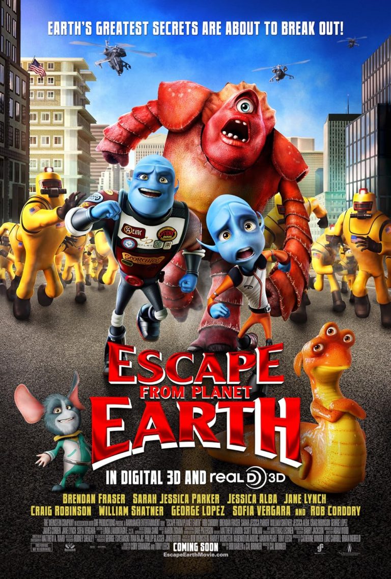 Escape from Planet Earth 2013 Dual Audio Hindi Movie 480p BluRay x264 300MB ESubs