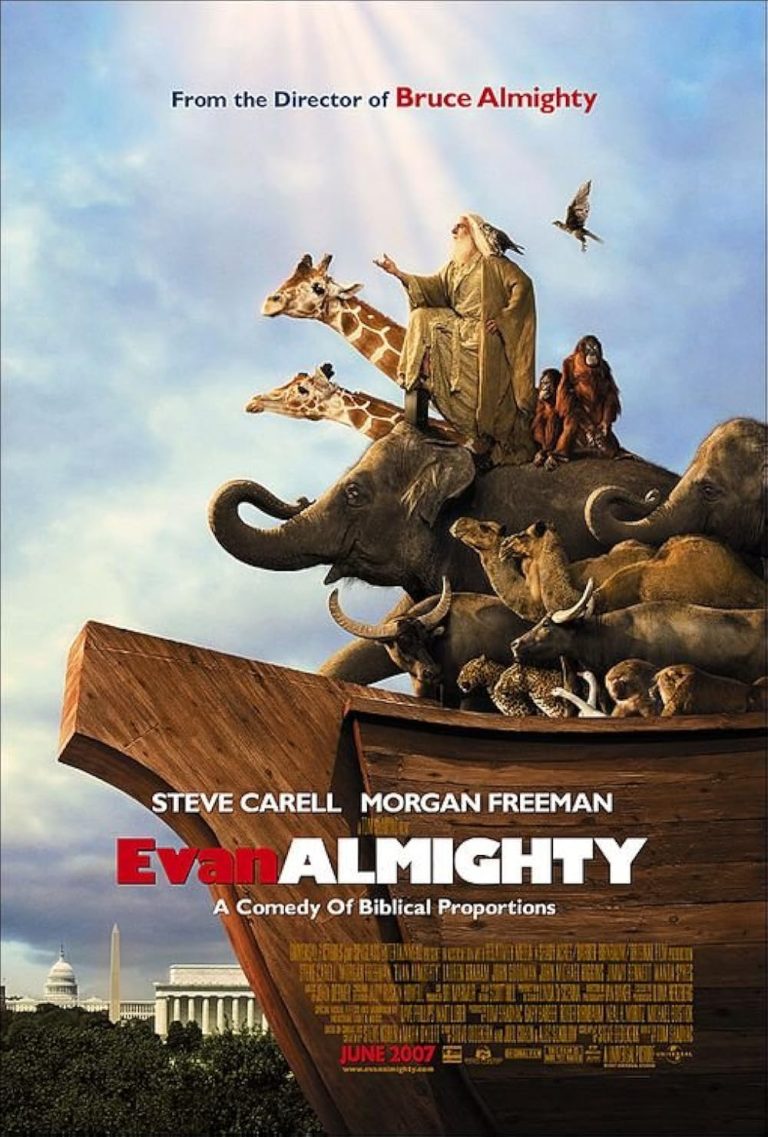 Evan Almighty 2007 Dual Audio Hindi Movie 480p BluRay x264 300MB ESubs